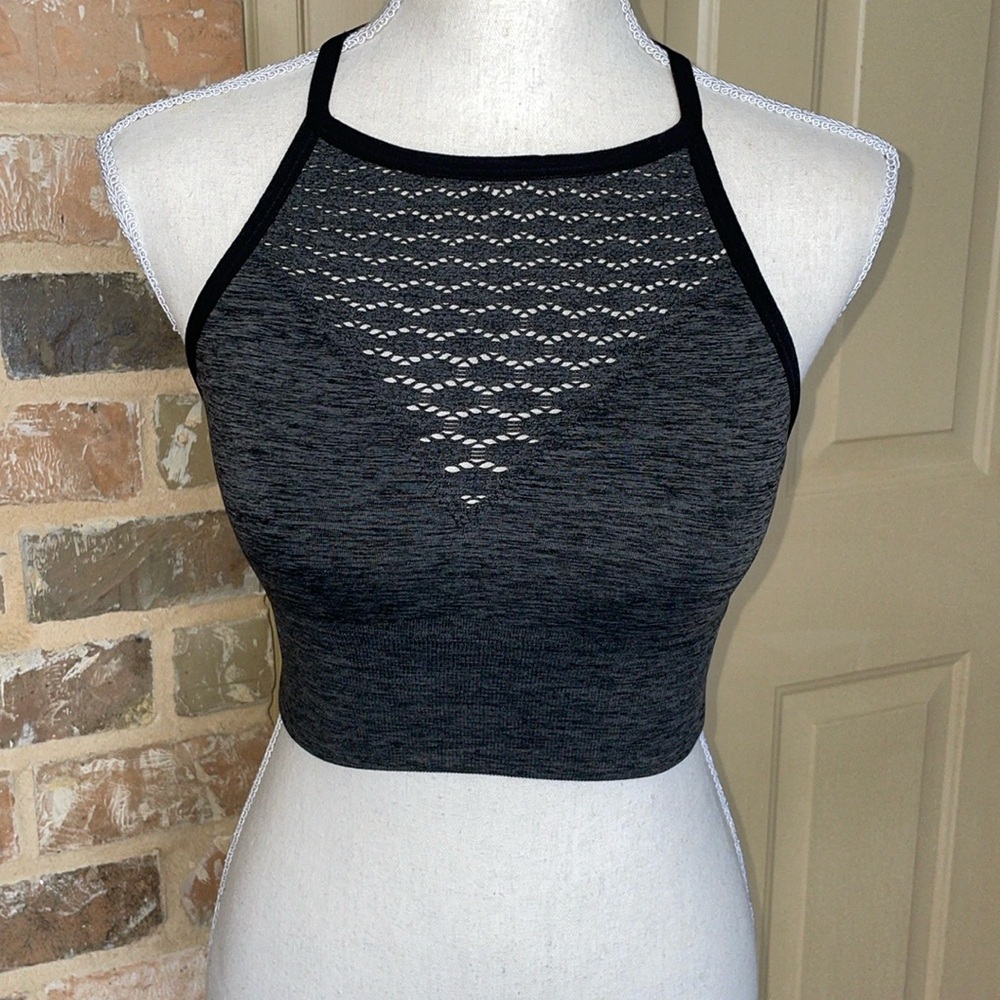 BETSEY JOHNSON Performance High Neck Sports Bra Yoga Sports Activewear Sz Small